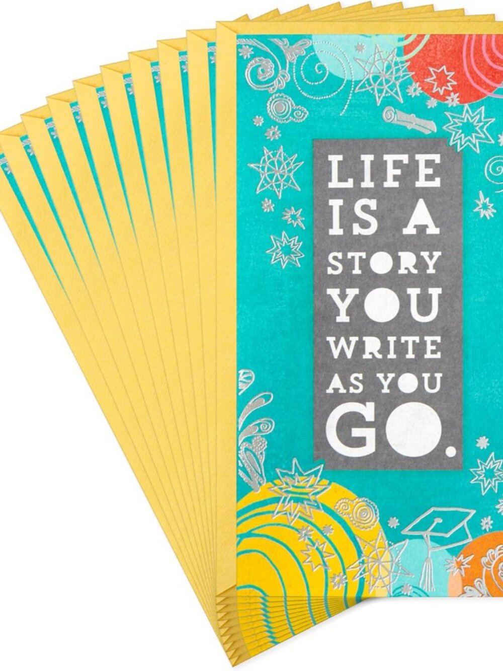 Graduation Money Holder Cards, 10-Pack Life is a Story